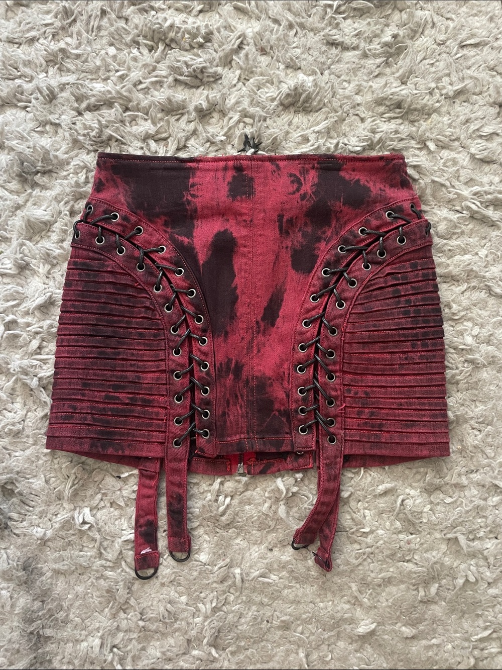 Darker Wavs Tie-Dye Mini Skirt